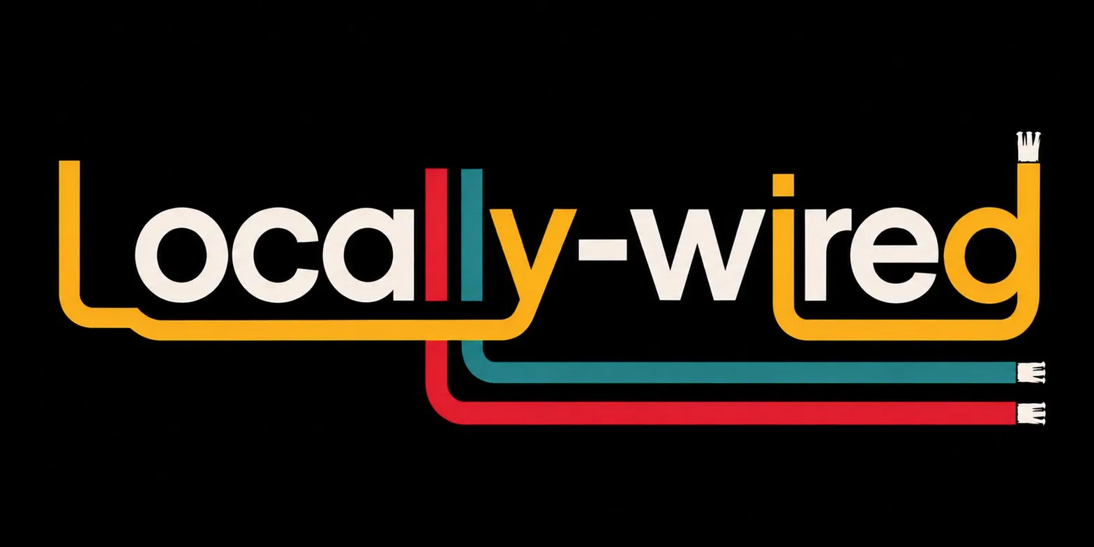 LocallyWired logo — web design for local contractors
